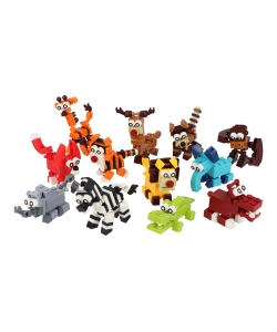 Henbrandt Blocks Animals Kit 12 Assorted T79129