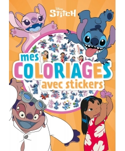 Stitch - Mes Coloriages Avec Stickers