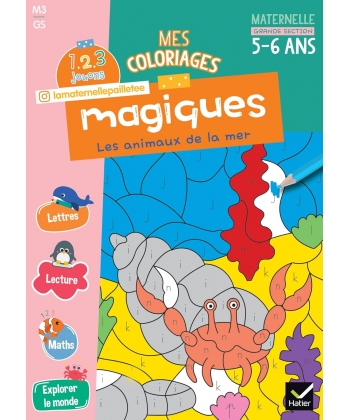 1, 2, 3 Jouons - Mes Coloriages Magiques Gs