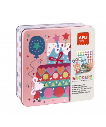 Sticker Game Game Party Metal Box - Apli