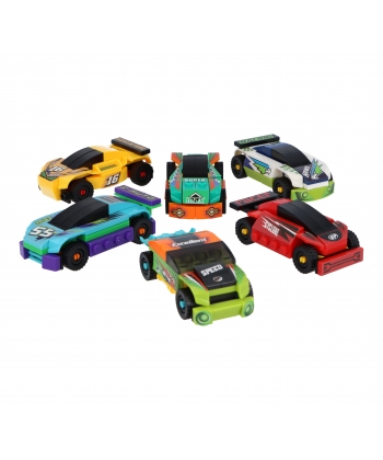 Henbrandt Blocks Sports Car Kit 6 Assorted T79134