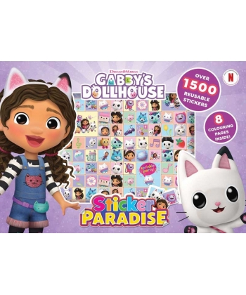 Alligator Books Gabbys Dollhouse Sticker Paradise 3775Gdpd