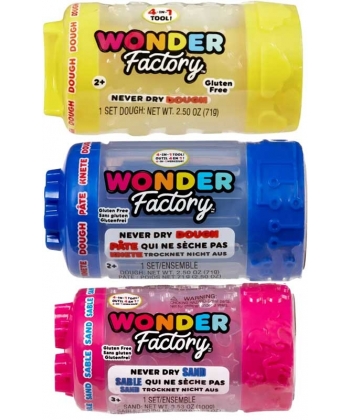 Mga Wonder Factory Never Dry Dough Assorted 594963-Euc