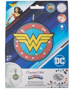 Craft Buddy Wonder Woman Crystal Art Bag Charm Cabc-Dcu003