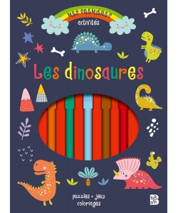 Bloc D Activites Avec Feutres - Les Dinosaures
