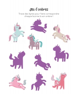 Bloc D Activites Avec Feutres - Les Licornes