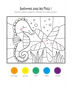 Bloc D Activites Avec Feutres - Sous La Mer