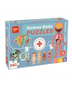 Puzzle Human Body 240/Pack - Apli