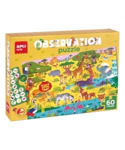 Puzzle Observation Junior Savannah 60/Pack - Apli