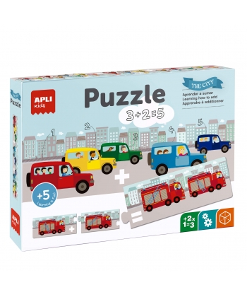 Puzzle Transports Additions City 30/Pack - Apli