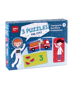 Puzzle 3 In 1 Games In The City - Apli