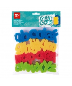 Sponge Stamps Abc 26/Pack - Apli