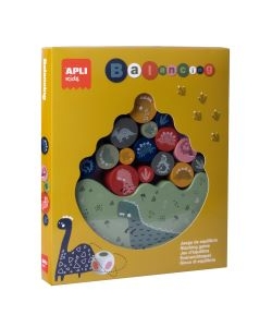 Balancing Game Dinosaurs 16/Pack Wood - Apli
