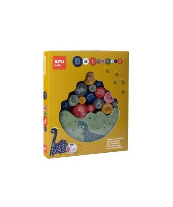 Balancing Game Dinosaurs 16/Pack Wood - Apli