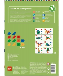 Building Game Interloking Cubes 100/Pack - Apli