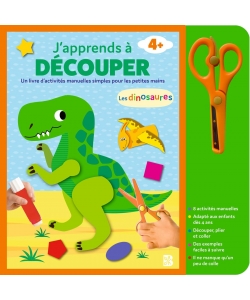 J Apprends A Decouper - Les Dinosaures +Ciseaux