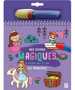 Je Colorie Avec De L Eau - Les Princesses