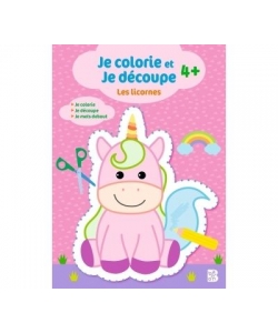 Je Colorie Et Je Decoupe - Les Licornes
