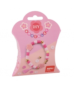 Bracelet Diy Flower Pink - Apli