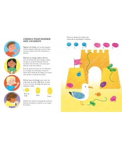 Dessine Avec Les Doigts - Les Vacances Des 4 Ans