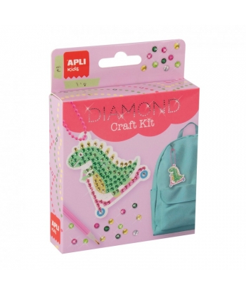 Keychain Diamond Diy Kits Dino - Apli