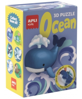 Puzzle 3D Ocean Whale - Apli