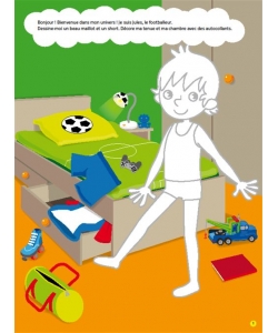 Mon Grand Reve - Footballeur Dessiner Coller Colorier