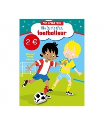 Mon Grand Reve - Footballeur Dessiner Coller Colorier