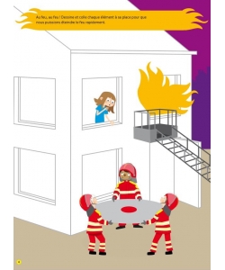 Mon Grand Reve - Pompier Dessiner Coller Colorier