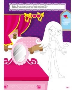 Mon Grand Reve - Princesse Dessiner Coller Colorier