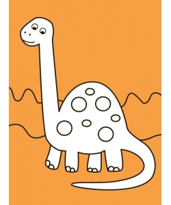 Mon Livre A Colorier - Les Dinosaures