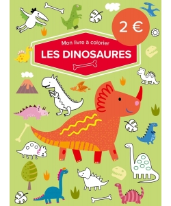 Mon Livre A Colorier - Les Dinosaures