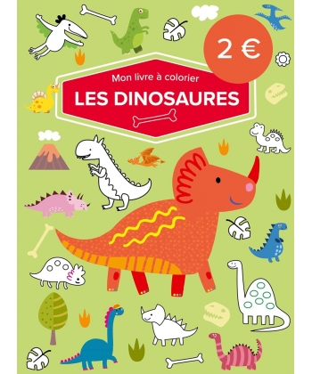 Mon Livre A Colorier - Les Dinosaures