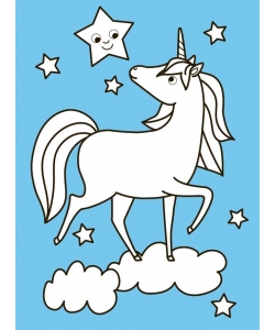 Mon Livre A Colorier - Les Licornes