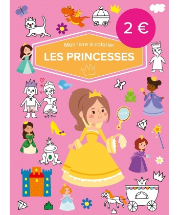 Mon Livre A Colorier - Les Princesses