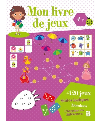 Mon Livre De Jeux 4+ Rose