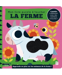 Mon Livre Puzzle A Toucher - La Ferme