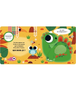 Mon Livre Puzzle A Toucher - Les Dinosaures