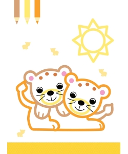 Mon Premier Bloc A Colorier - Les Bebes Animaux