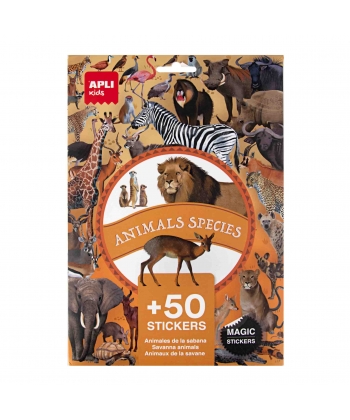 Sticker Realistic Savannah 50/Pack - Apli