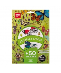 Sticker Realistic Insects 50/Pack - Apli