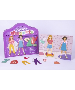Magnetic Fashion Dress Up 42/Pack - Apli