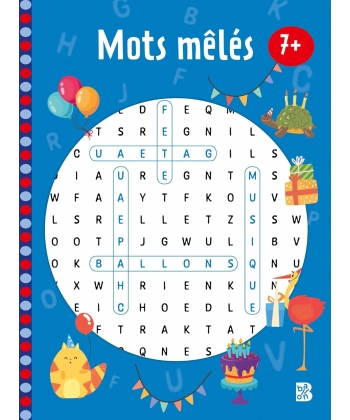 Mots Meles 7+ Bleu