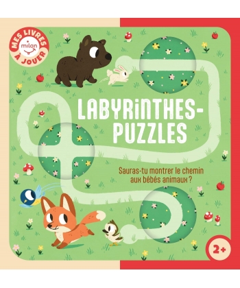 Mes Livres A Jouer - Labyrinthes-Puzzles - Sauras-Tu Aider Les Bebes Animaux ?