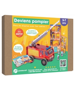 Deviens Pompier - Kit Pandacraft 3-7 Ans