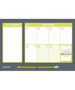 Frigobloc Hebdomadaire Compact 2026 - Calendrier Compact / Sem (De Sept. 2025 A Dec. 2026)