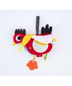 Cot Cot, Petite Poule ! Livre Tissu