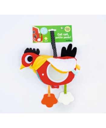 Cot Cot, Petite Poule ! Livre Tissu