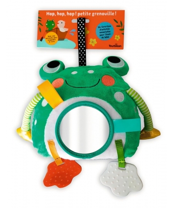Hop ! Hop ! Hop ! Petite Grenouille ! Livre Tissu
