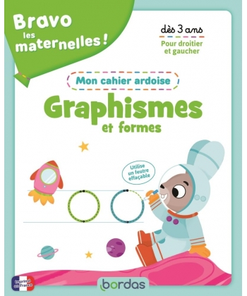 Bravo Les Maternelles - Mon Cahier Ardoise - Graphismes Et Formes Des 3Ans